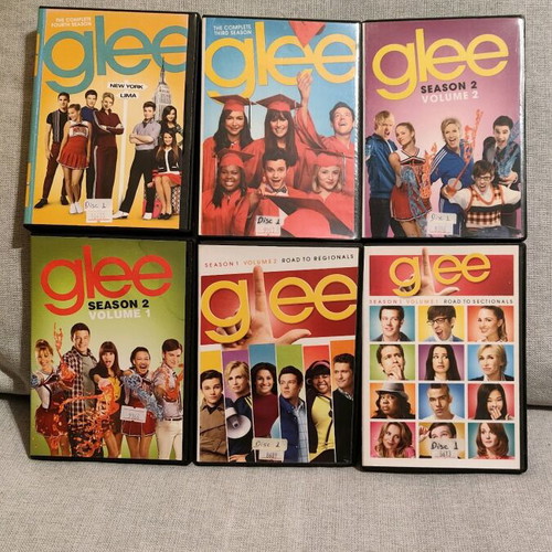 Glee complete series seasons 1-4, 26 DVDs like new with Greek subtitles