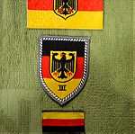  Τρία υφασμάτινα διακριτικά του Γερμανικού Στρατού (καινούργια)