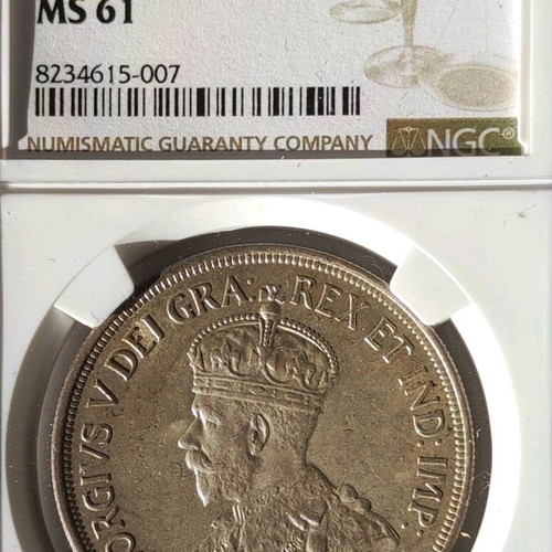 45 Piastres 1928 Cyprus coin NGC MS61 certified uncirculated