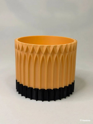 Set of 2 Gothic 3D Printed Planters Small and Large, made to order