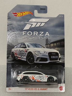 Hot Wheels Forza Motorsport ‘17 Audi RS6 Avant white new