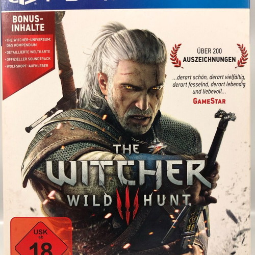 The Witcher 3 Wild Hunt PlayStation 4 used collector box set