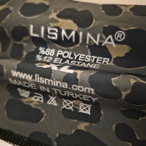 Khaki leopard leggings like new, elastic, XL slim fit