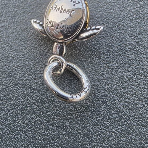 Pandora charm pink good luck turtle