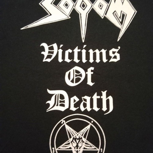 Sodom Victims of Death T-Shirt like new, Gildan, black and white, M