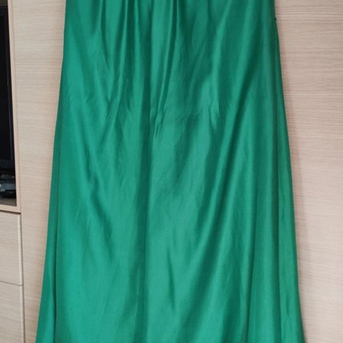Lynne Emerald Green Satin High-Waisted Skirt new size M/38/10