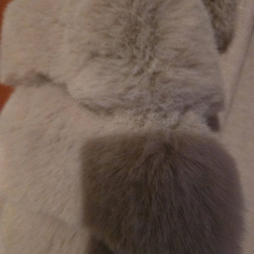 BSB outerwear new cape with fur details beige