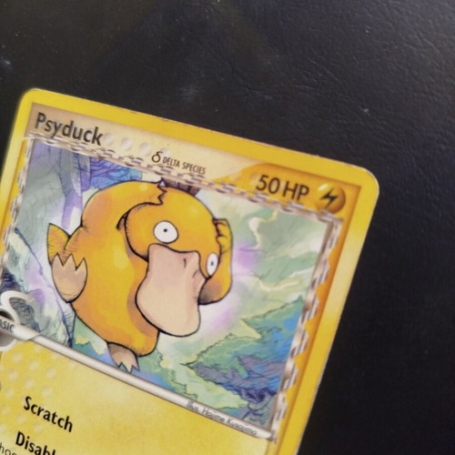 Psyduck Delta Species Holon Phantoms κάρτα μεταχειρισμένη, αριθμός 81/110