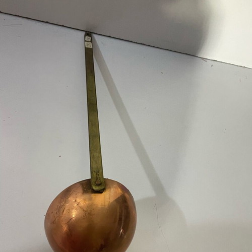 Copper ladle tinned new for use