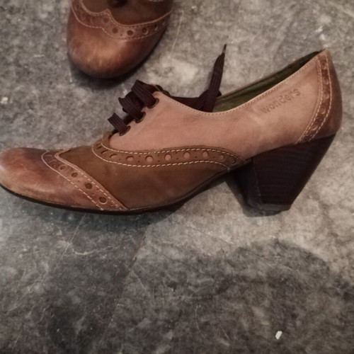 Wonders Anatomical Spanish Leather Shoes Size 37 Like New