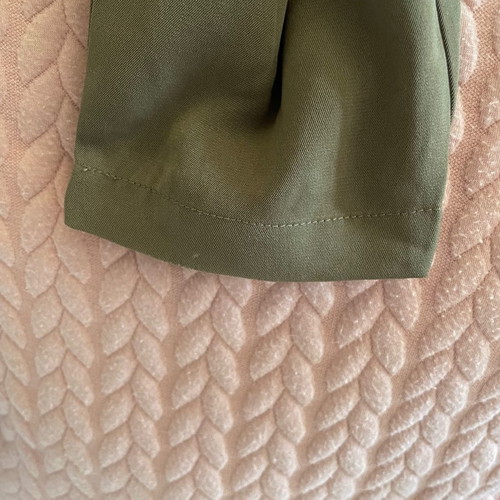 Stradivarius pants used NoS, olive color, size S