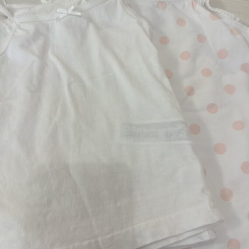 Girls' tank tops, age 3-4, pack of 5