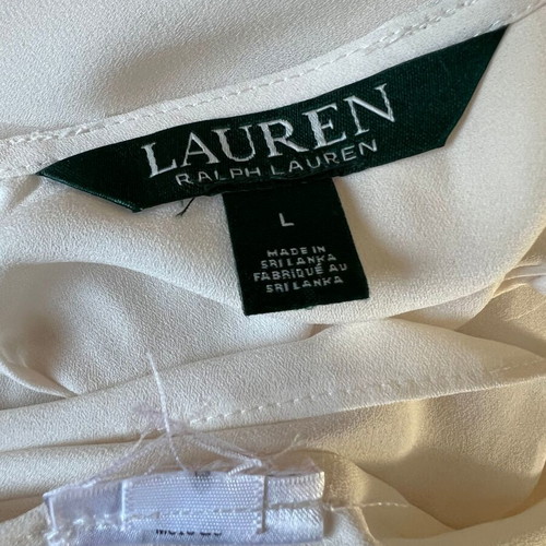 Lauren Ralph Lauren women's white sleeveless top L used