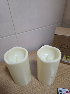White LED candle sets with remote control new