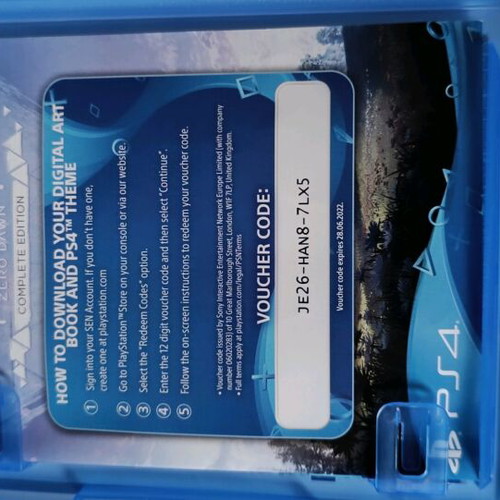 Horizon Zero Dawn for PS4 like new