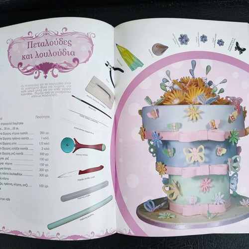 Axiolatreftes Tourtes cake decorating book like new
