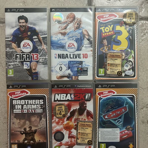 PSP games used in very good condition