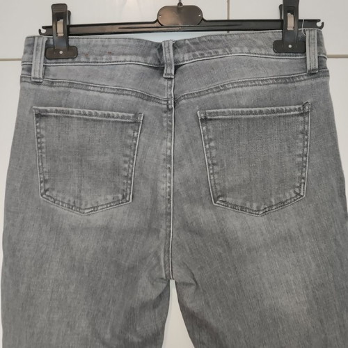 Talbots grey slim ankle jeans used, size 6p