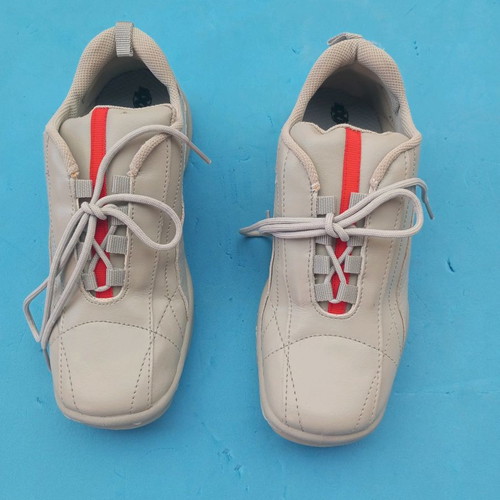 Explorer leather athletic shoes new, size 38, gray