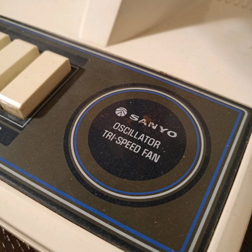 SANYO Electric vintage fan EF-6 JM used, 1960s Japan