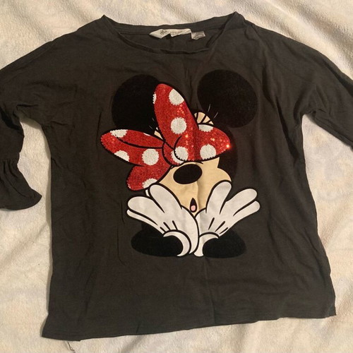 Minie T-Shirt Like New, Grey, For 6-8 Years