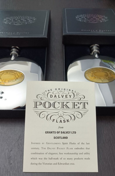 2 Φλασκί τσέπης(DALVEY POCKET FLASK)