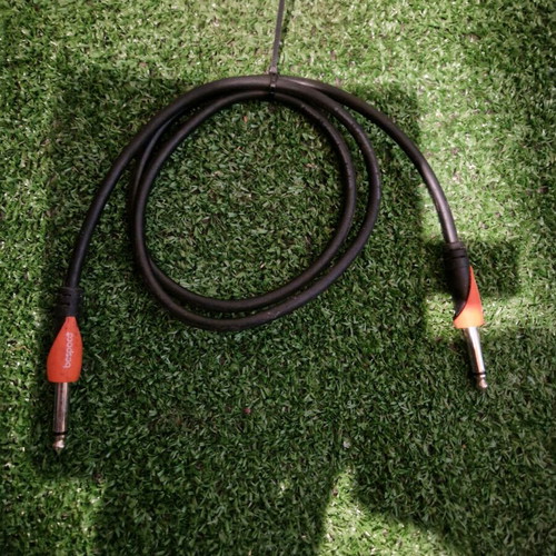 Patch cable like new with two mono jack 6.3 mm plugs