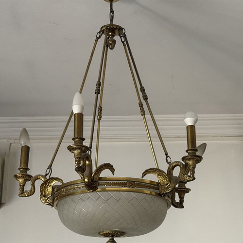 Vintage brass chandelier