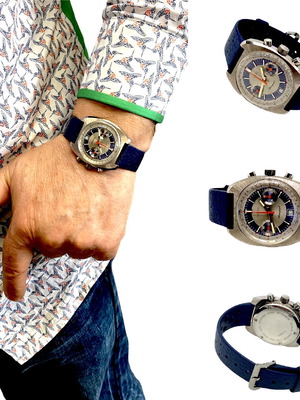 Vinca NOS Chronograph vintage 1970 with Valjoux 7734 new