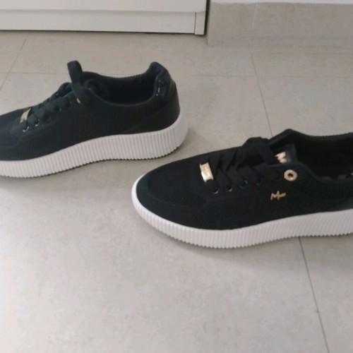 Mexx Fashion flatform sneakers size 38 like new, black