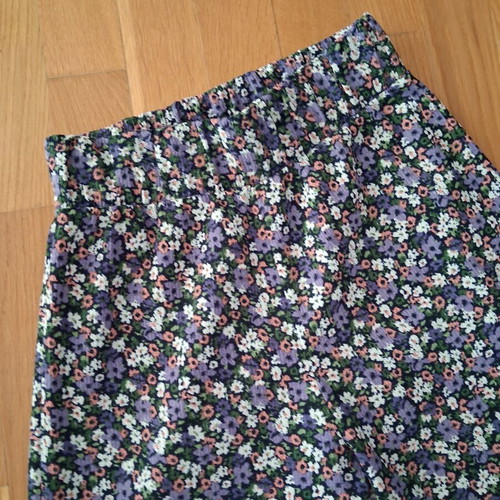 Floral pants Pink Woman like new, elastic waist, XS