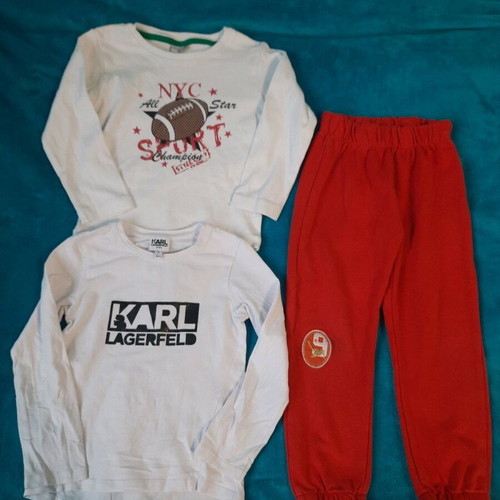 Boys' clothes pack size 104-110 used, 9 pieces