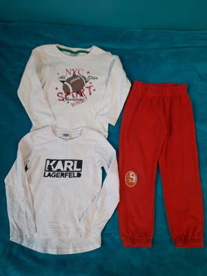 Boys' clothes pack size 104-110 used, 9 pieces