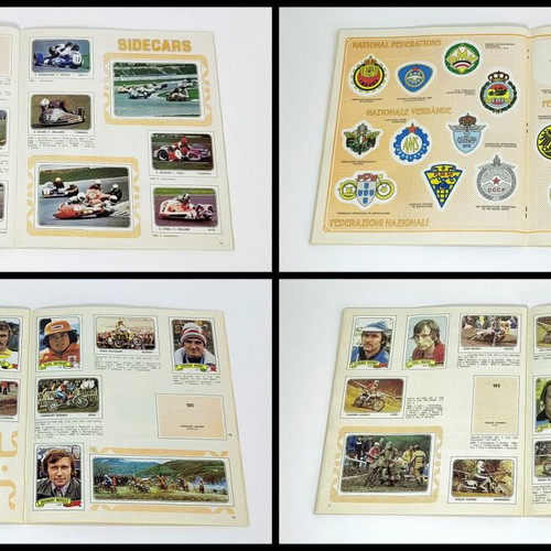 Panini Moto Sport 1979 Sticker Album like new, incomplete