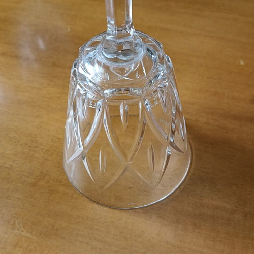 Vintage Harlequin crystal glasses set of 5, like new