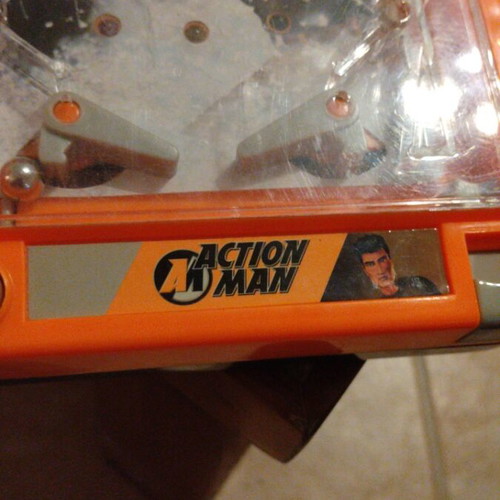 Action Man Pinball tabletop game like new, 1990s