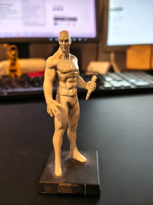 Μολύβινη μινιατούρα Iceman Eaglemoss Marvel Classic σαν καινούργιο με περιοδικό