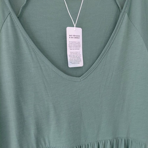 Beachtime dress green large new, viscose