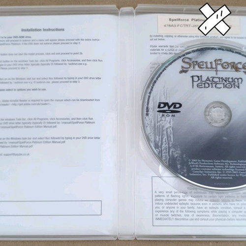 Spellforce Platinum Edition PC like new, Original Game & Expansion I+II