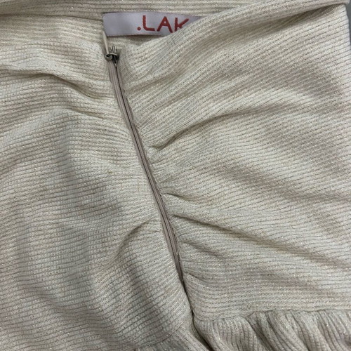 LAK skirt like new vintage beige with draped design