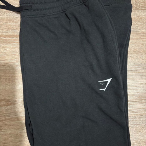 Gymshark Crest Joggers men's pants size L black like new