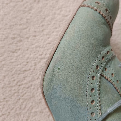 Oxford shoes by Office size 38 mint green like new