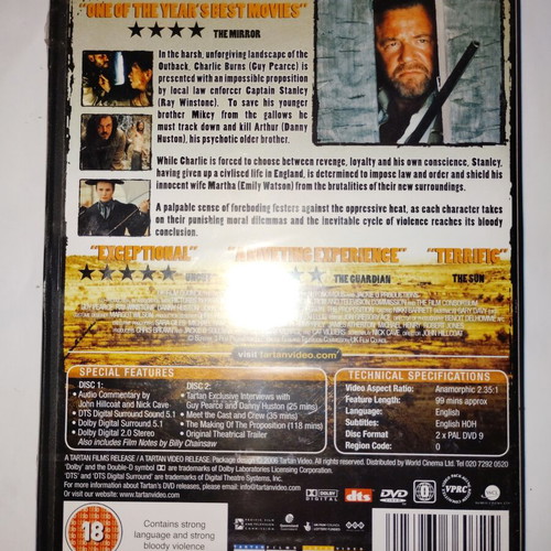 The Proposition DVD special edition new, 2-disc