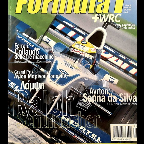 Formula 1 magazine used issue No16 May 2001
