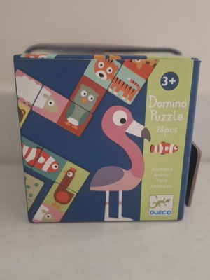 Djeco Puzzle Duo, Domino Puzzle and Wiggly Domino Puzzle Farm set like new