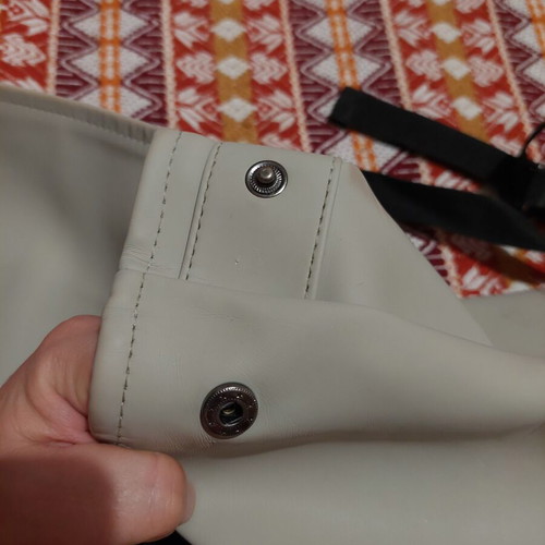 Rains backpack used, gray color, small inner pocket