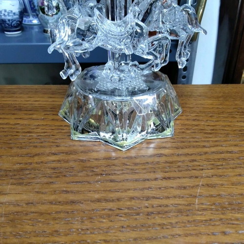 Musical Table Carousel like new with battery and on/off switch