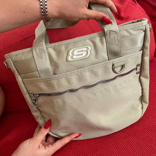 Sketchers nylon medium bag mint green