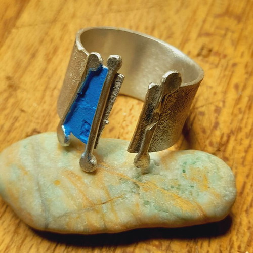 Handmade silver ring silver 925 matte new