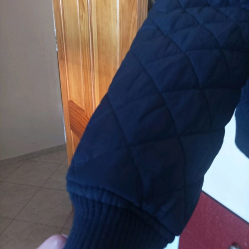 H&M bomber jacket quilted blue size S